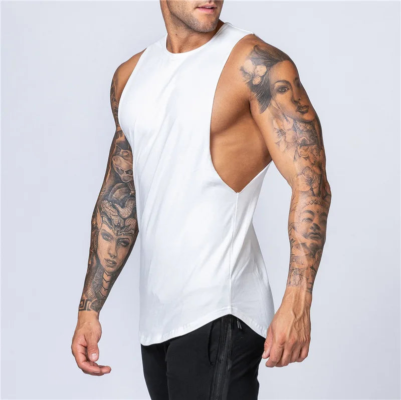 Men's Gym Fitness Cotton Tank Top