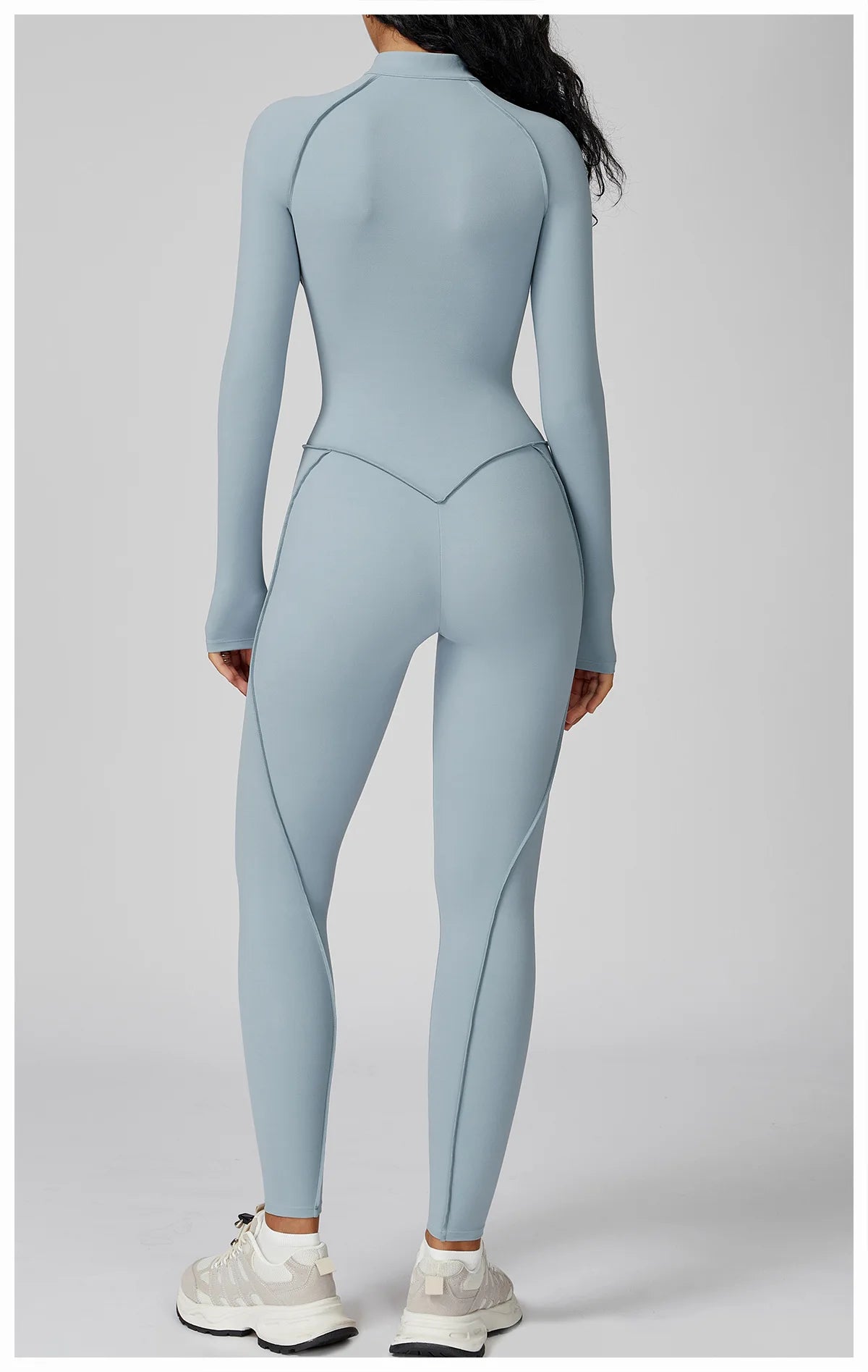 Women's One-Piece Yoga Bodysuit Long Sleeved
