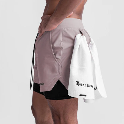 Men's Running 2 in 1 Gym Shorts