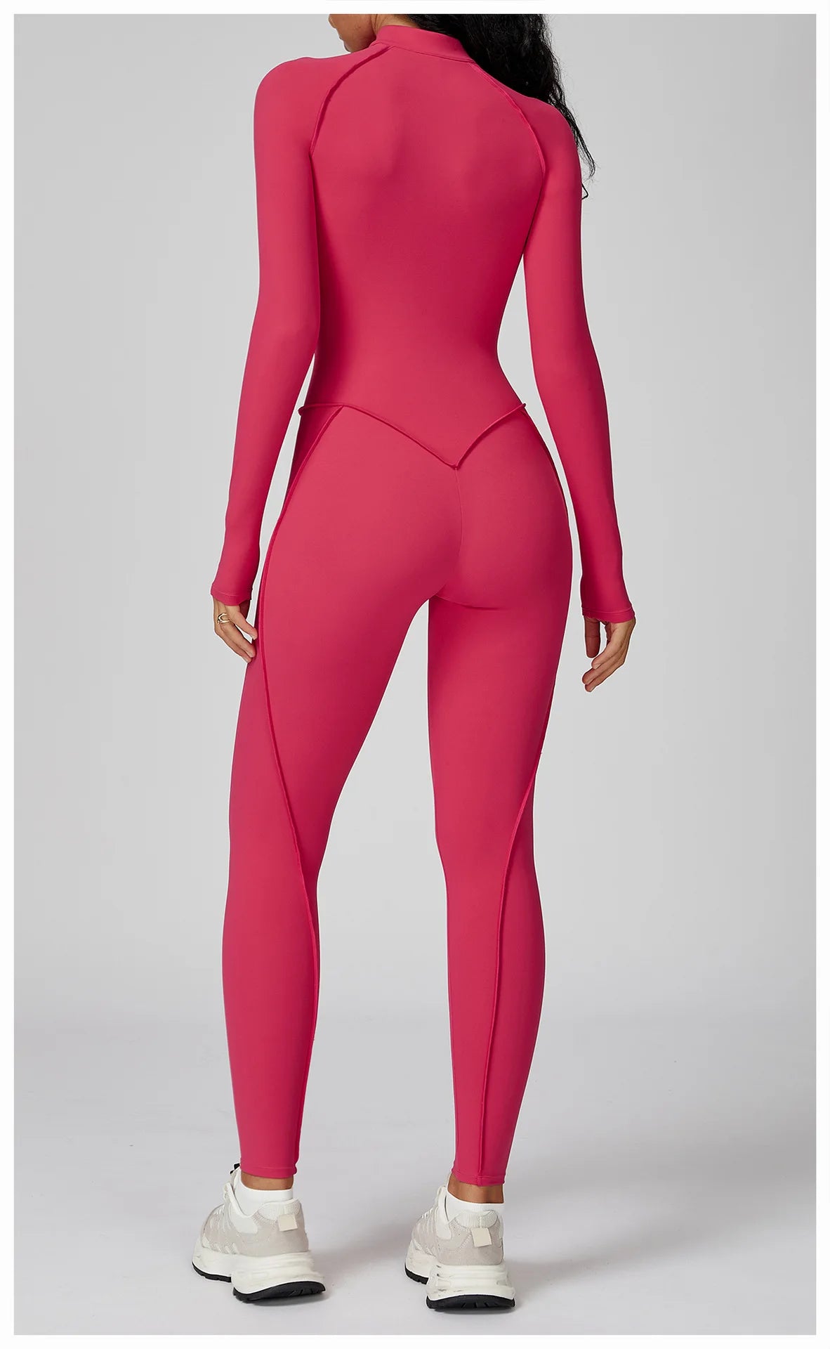 Women's One-Piece Yoga Bodysuit Long Sleeved