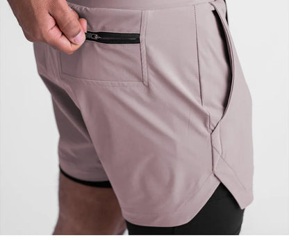 Men's Running 2 in 1 Gym Shorts