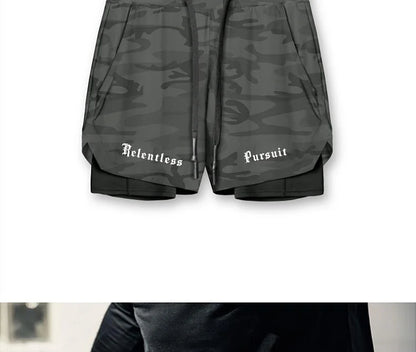 Men's Running 2 in 1 Gym Shorts
