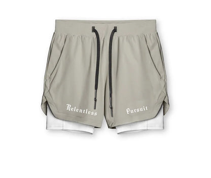 Men's Running 2 in 1 Gym Shorts