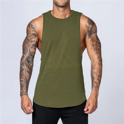 Men's Gym Fitness Cotton Tank Top