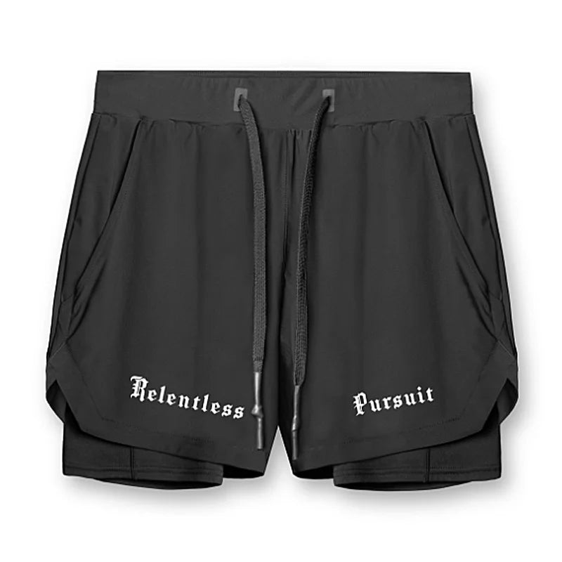 Men's Running 2 in 1 Gym Shorts
