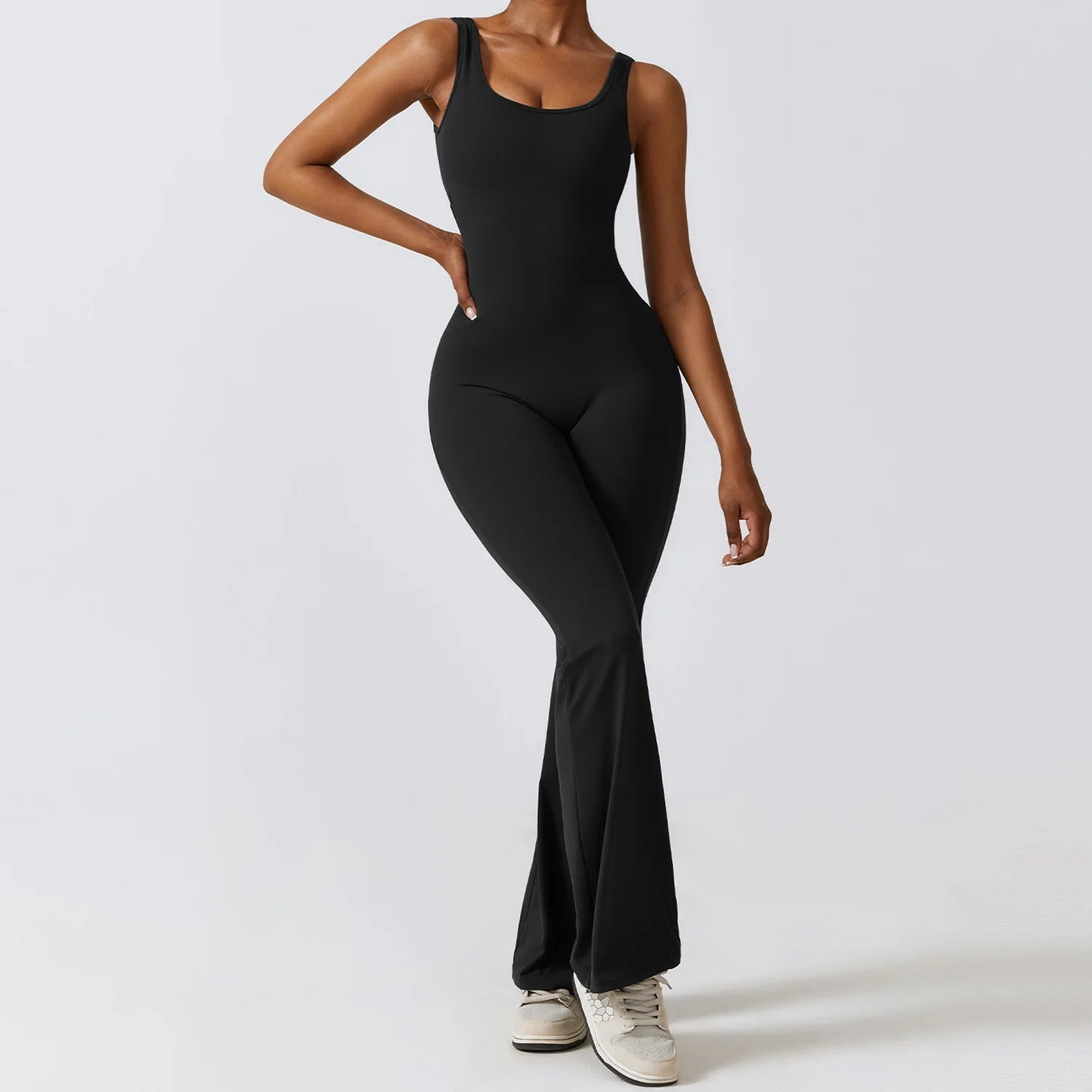 Women's One-Piece Yoga Bodysuit Short Sleeved