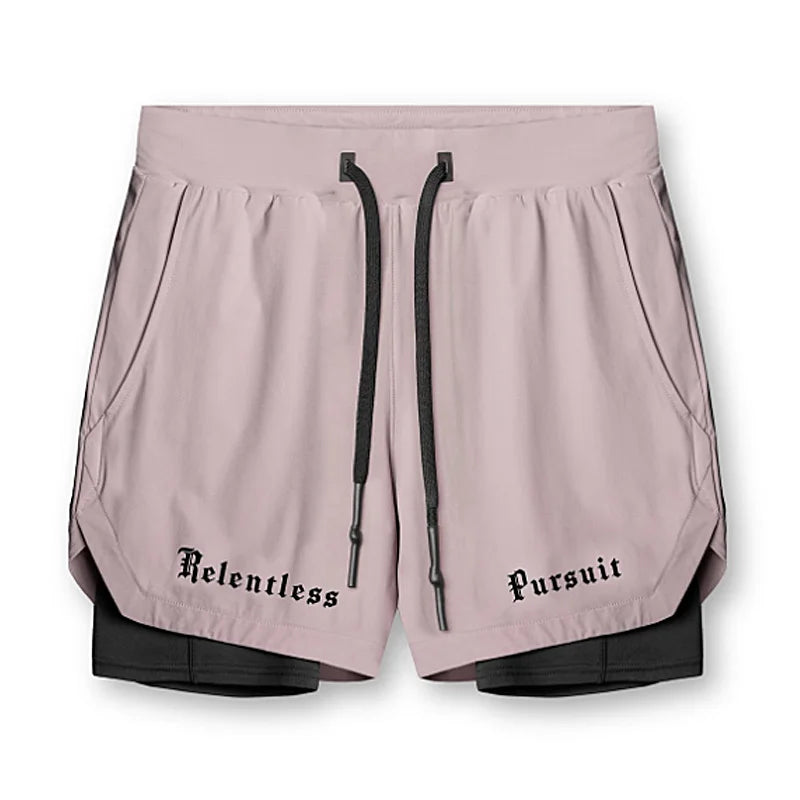 Men's Running 2 in 1 Gym Shorts
