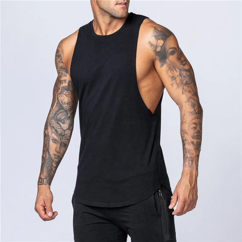 Men's Gym Fitness Cotton Tank Top