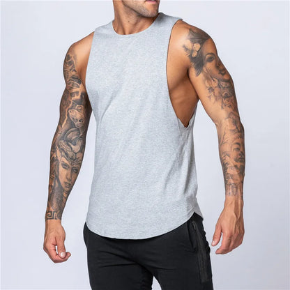 Men's Gym Fitness Cotton Tank Top