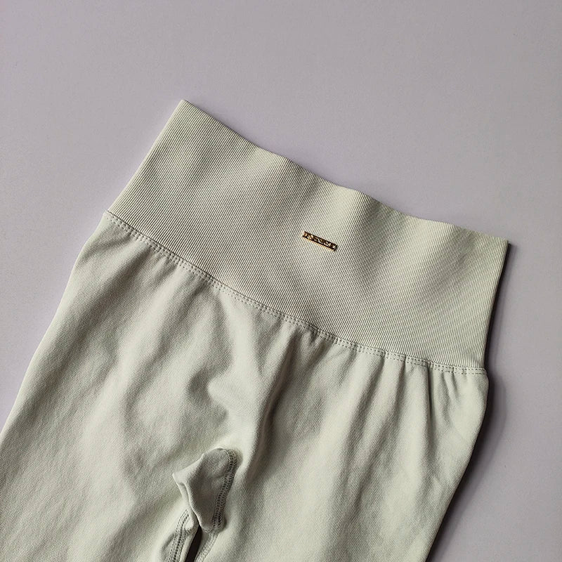 Women's V-neck Bra & Leggings Fitness Set