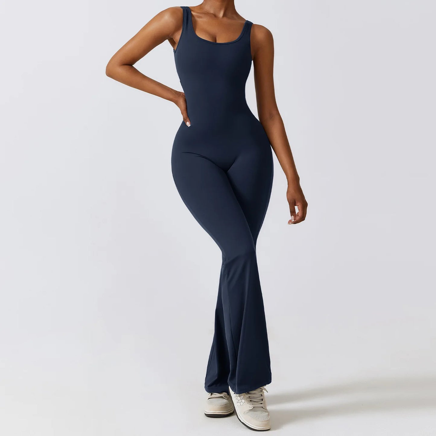 Women's One-Piece Yoga Bodysuit Short Sleeved