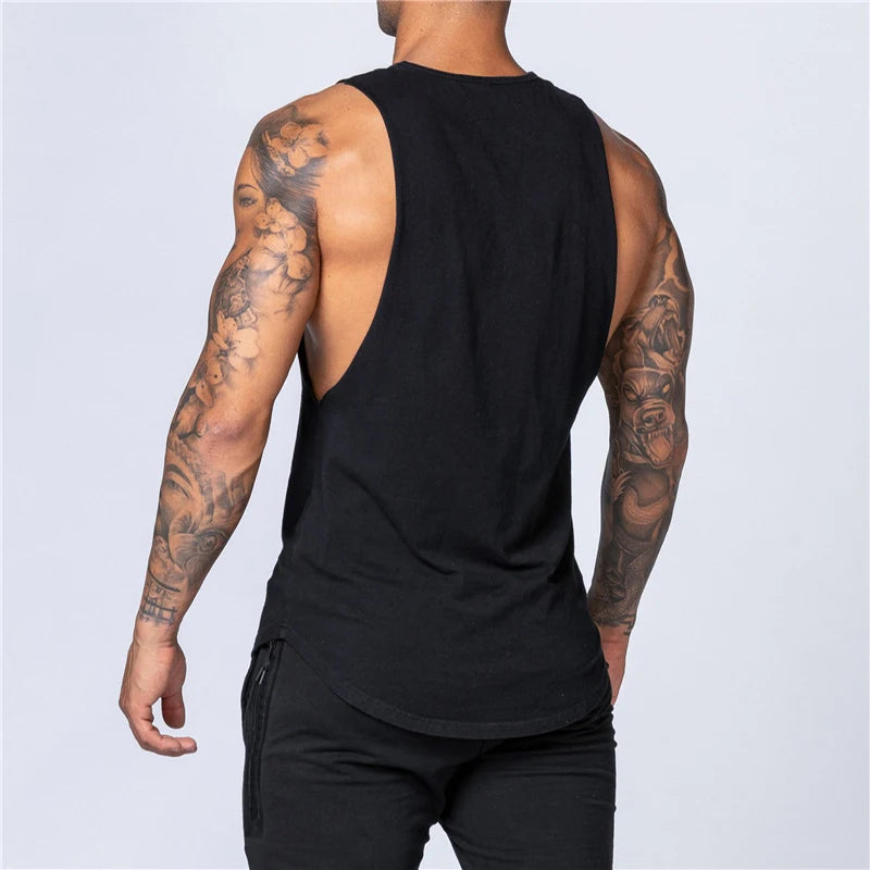 Men's Gym Fitness Cotton Tank Top