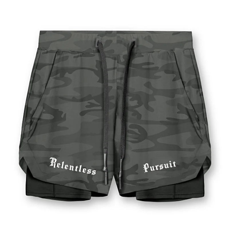 Men's Running 2 in 1 Gym Shorts