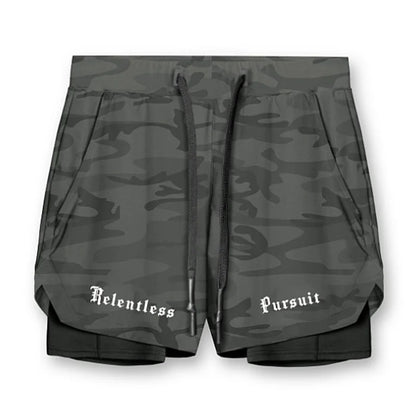 Men's Running 2 in 1 Gym Shorts
