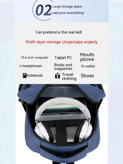 Multi-Storage Travel Backpack