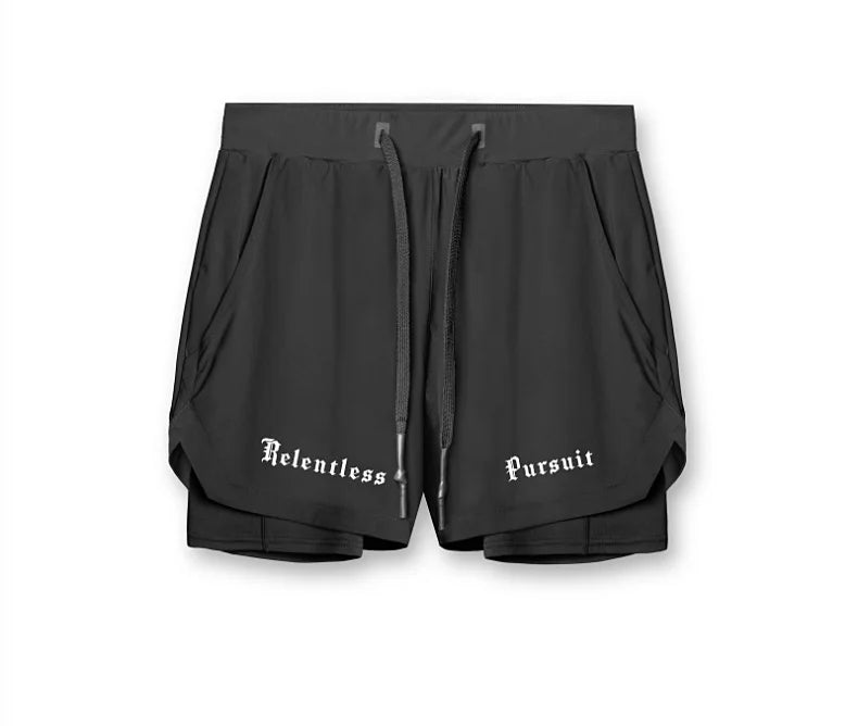 Men's Running 2 in 1 Gym Shorts
