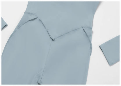 Women's One-Piece Yoga Bodysuit Long Sleeved