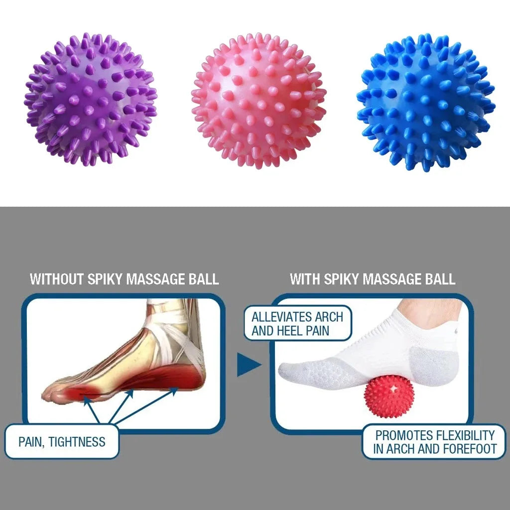 7cm Fitness Massage Ball Hard Spiked
