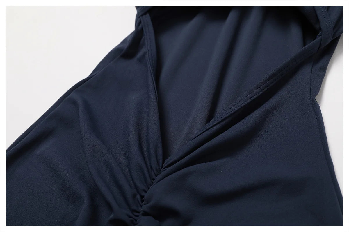 Women's One-Piece Yoga Bodysuit Short Sleeved